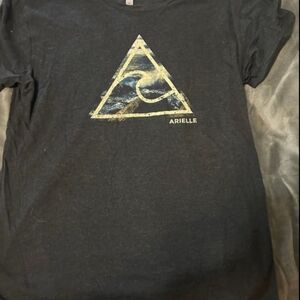 Arielle Black Graphic T-Shirt